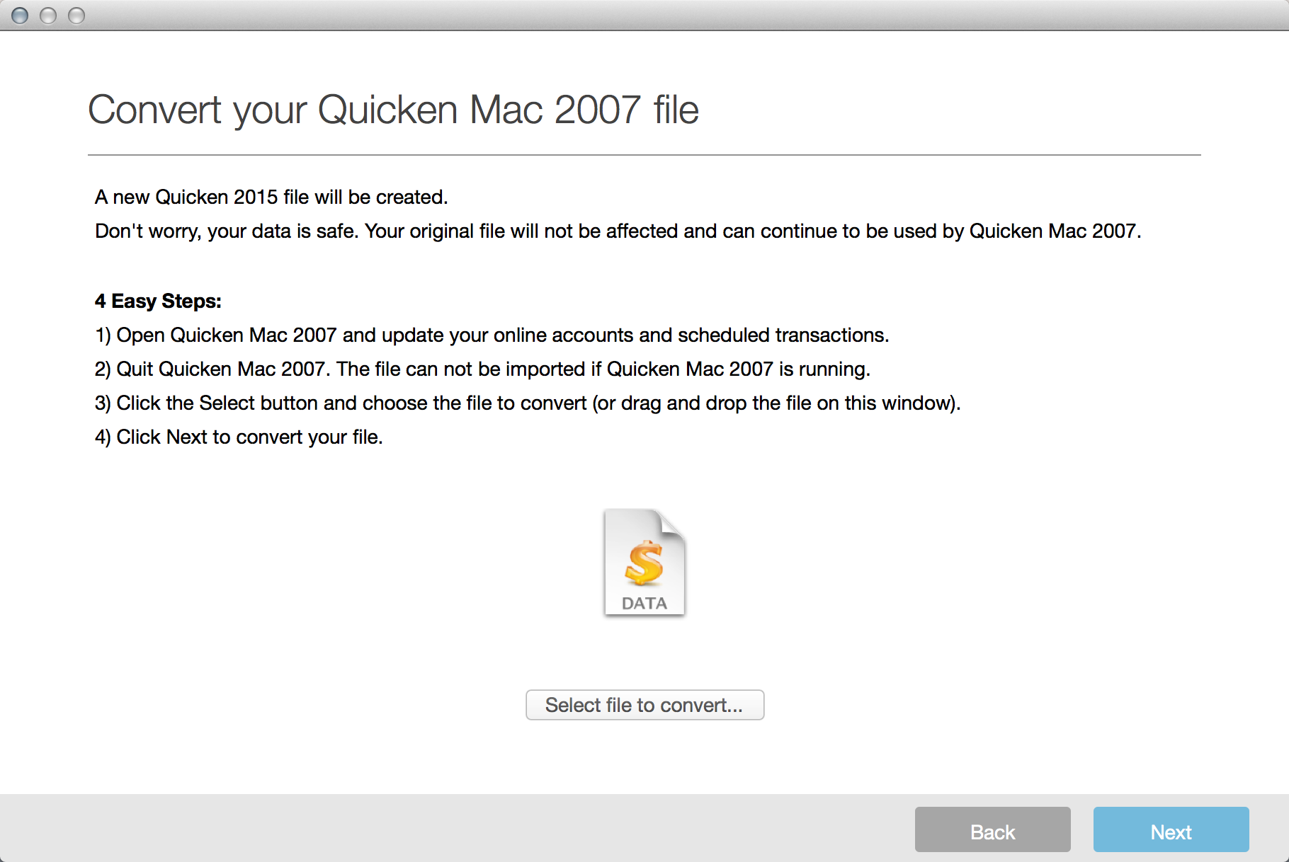 support for quicken mac 2016